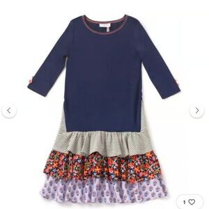 Matilda Jane 435 Navy  Happy & free coconut rose dress size  10